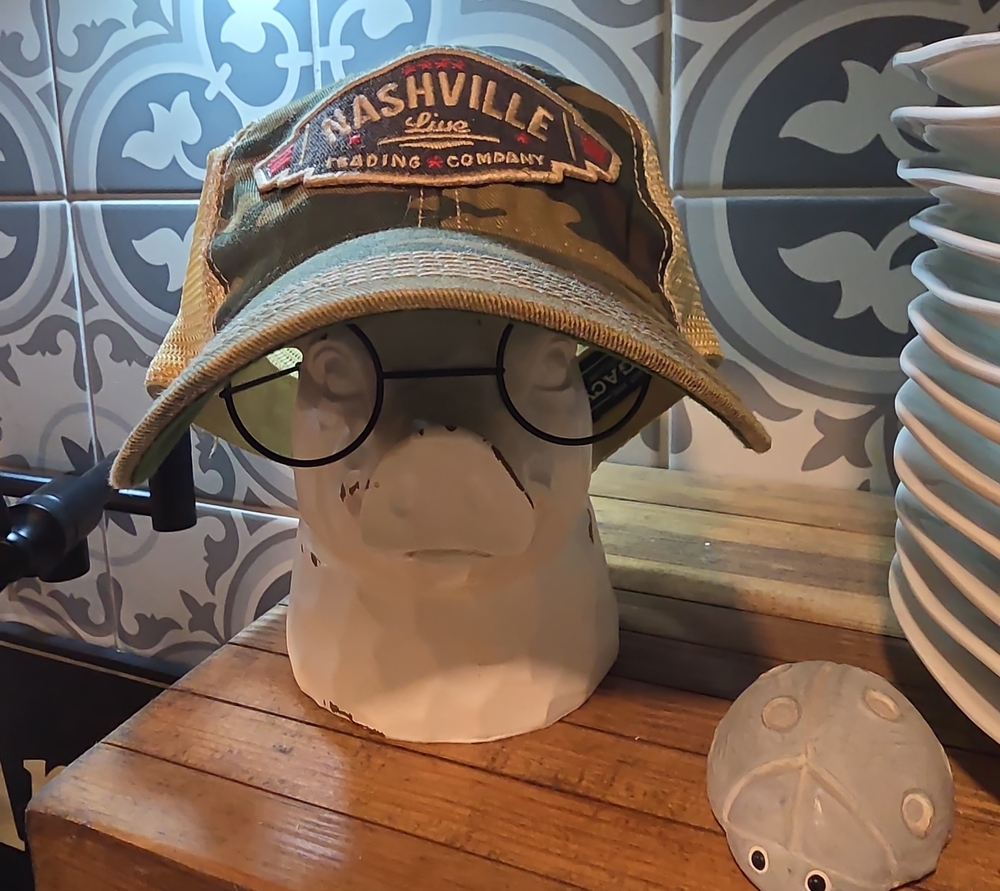 Patch Nashville Camo Trucker Hat